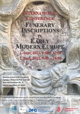 Funeral inscriptions