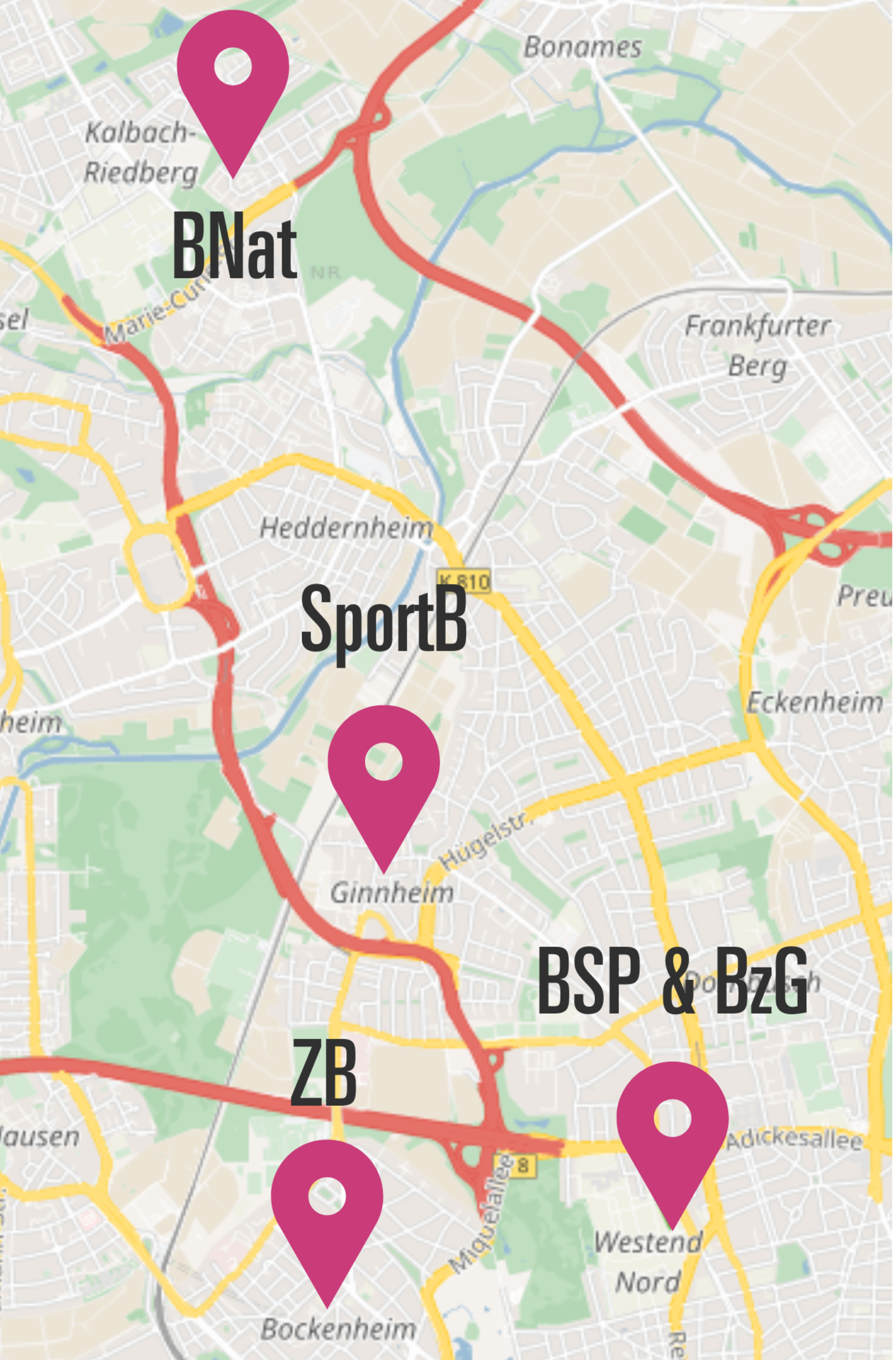 Hochschulsport-Frankfurt-Karte-Standsome-Stehtischaufsaetze-Universitaetsbibiliothek