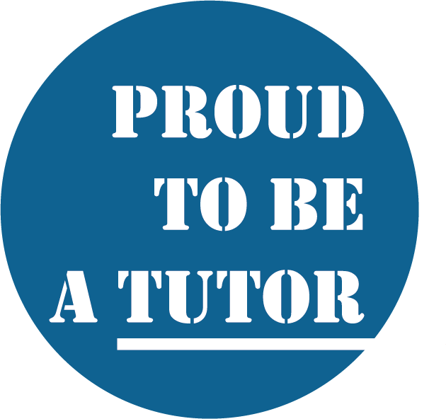 Proud to be a tutor blau