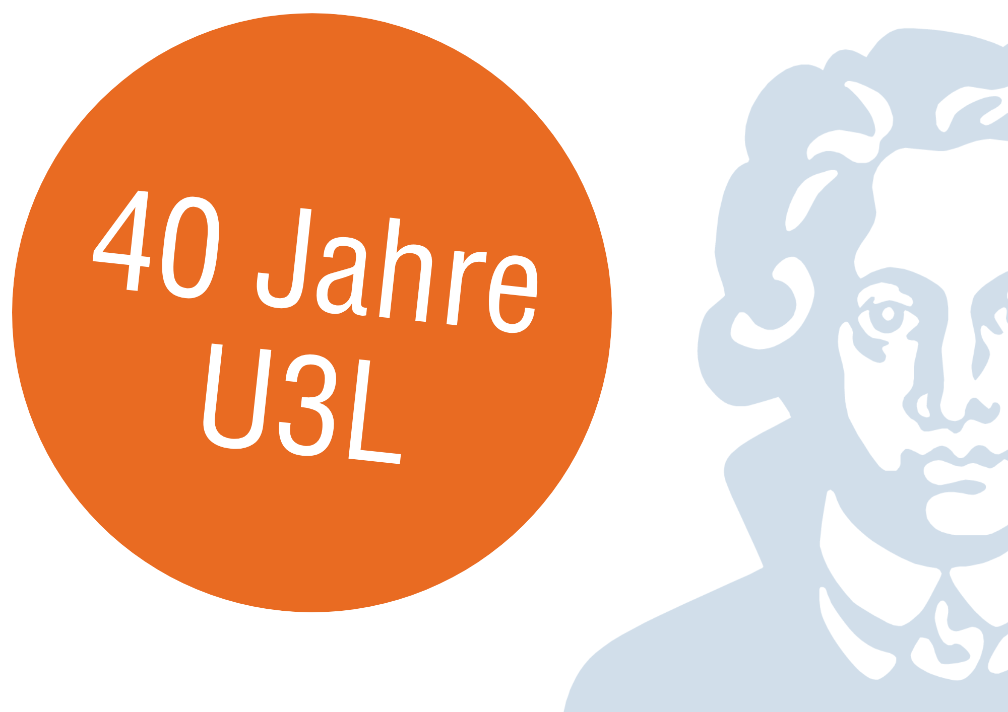 40 Jahre U3L Button mit Goethe