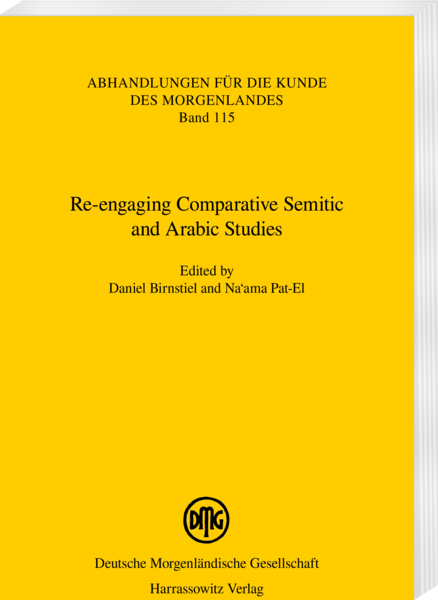 Re-engaging Comparative Semitic and Arabic Studies